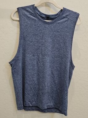 lululemon athletica Heathered Navy Muscle Tee